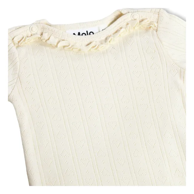 Foss Body Hearts Algodón orgánico | Marfil