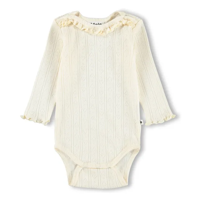 Foss Body Hearts Algodón orgánico | Marfil