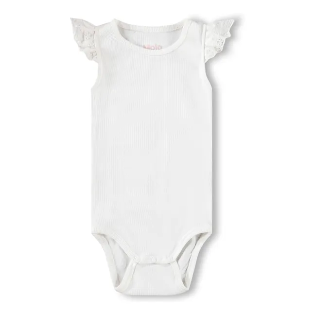 Body Volants Flair Coton Bio | Blanc