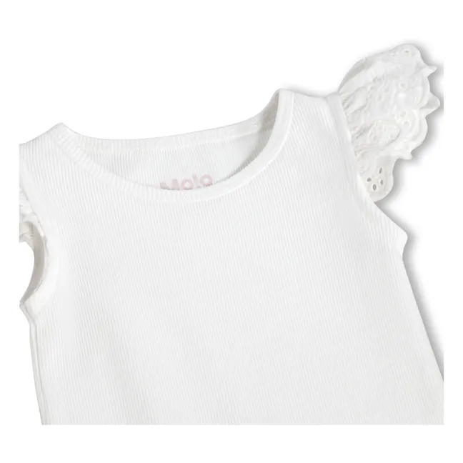 Body Volants Flair Coton Bio | Blanc