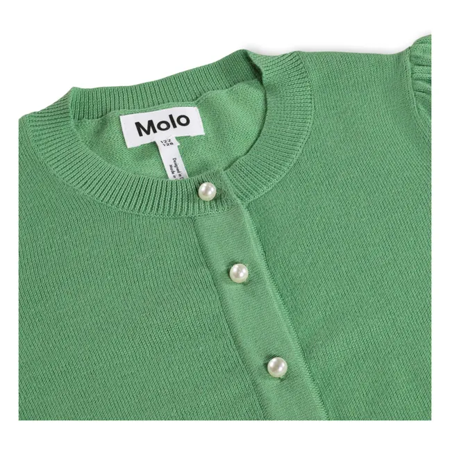 Cardigan Guinevere Coton Bio | Vert