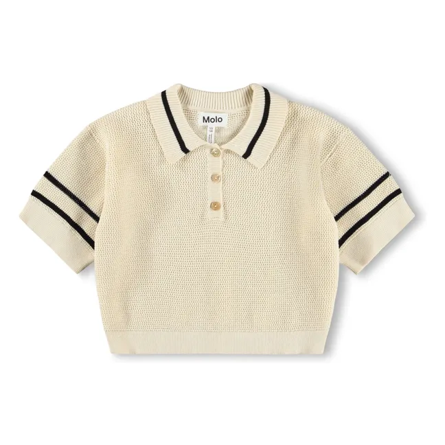 Polo Maille Gwinn Coton Bio | Ecru