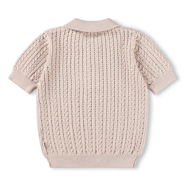 Polo Maille Gretel Coton Bio | Beige