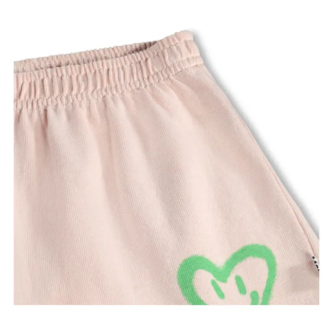 Short Akima Cœur Coton Bio | Rose pâle