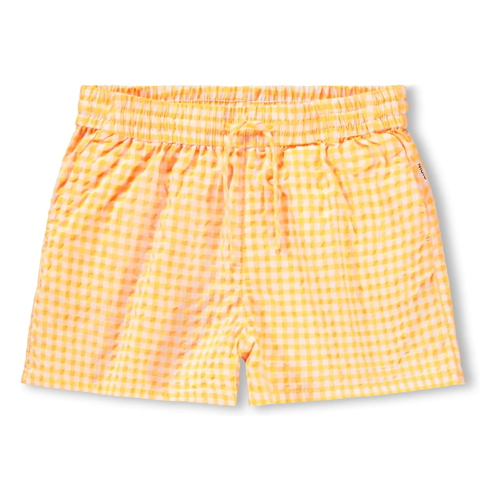 Molo Orange Addie Vichy Shorts