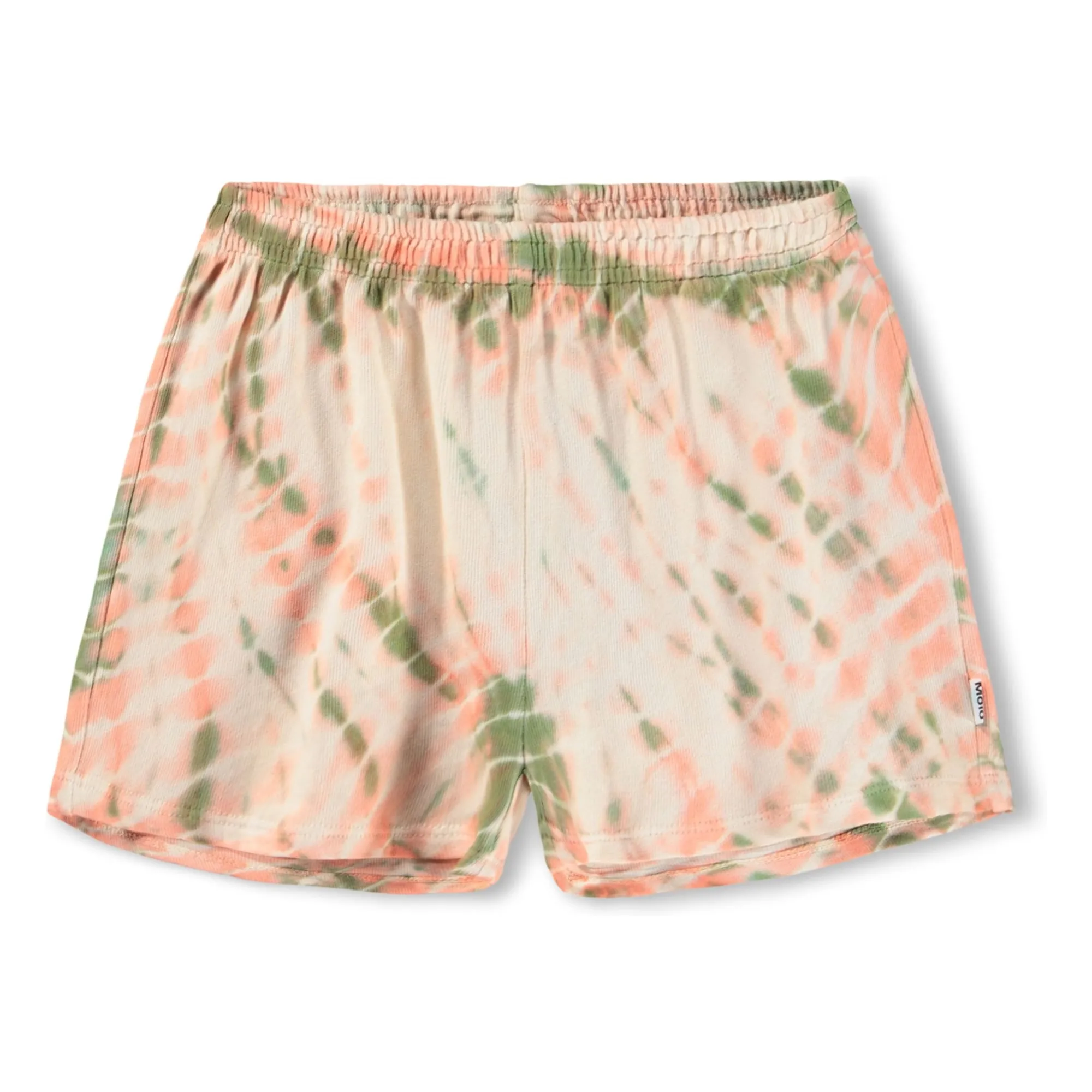 Molo Pale Pink Akima Tie And Dye Organic Cotton Shorts