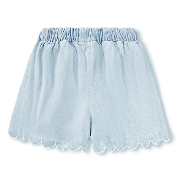 Shorts Denim Addie Bio-Baumwolle | Hellblau
