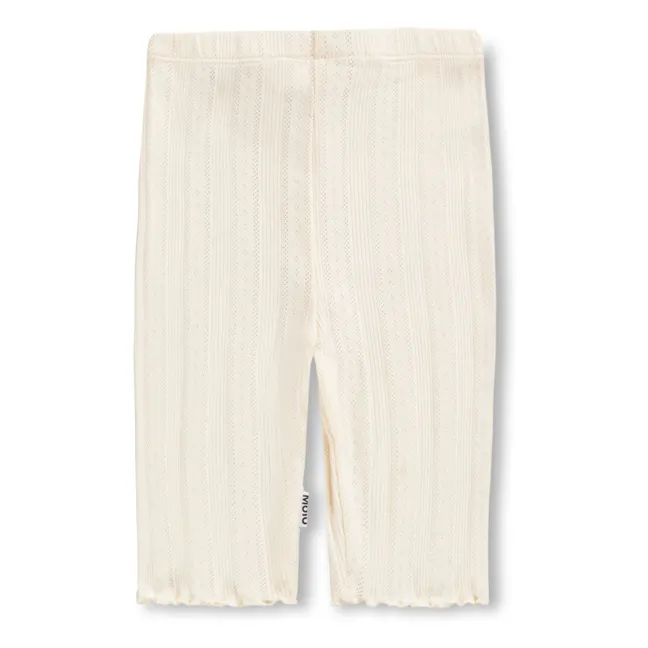 Legging Short Noella Organic Cotton | Ivory
