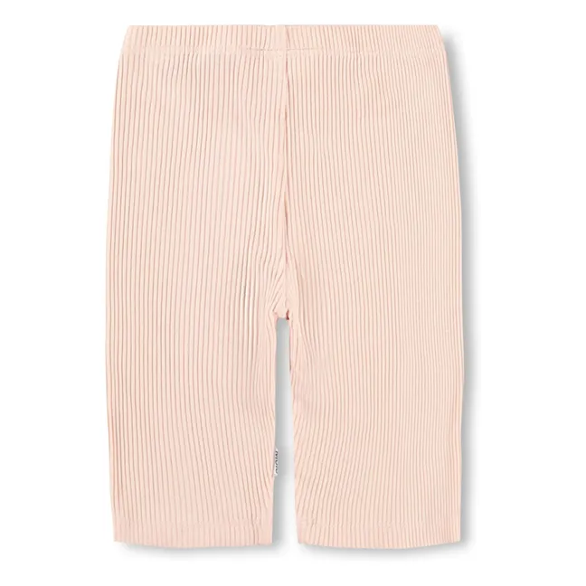 Legging Court Côtelé Nikki | Rose pâle