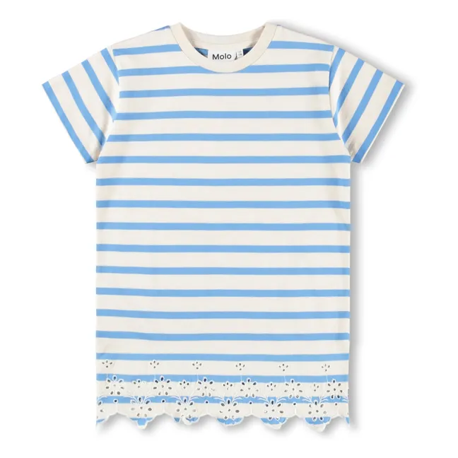 Robe Cherry Rayée | Bleu