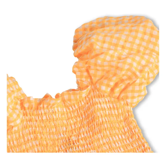 Abito Cherisla Vichy | Arancione