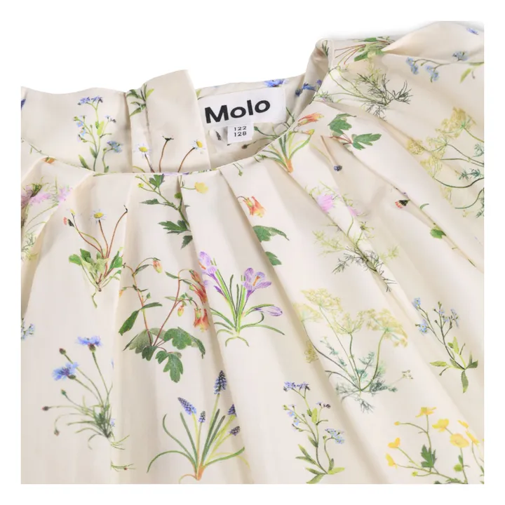 Vestido Christen Fleurie de algodón orgánico | Crudo- Imagen del producto n°2