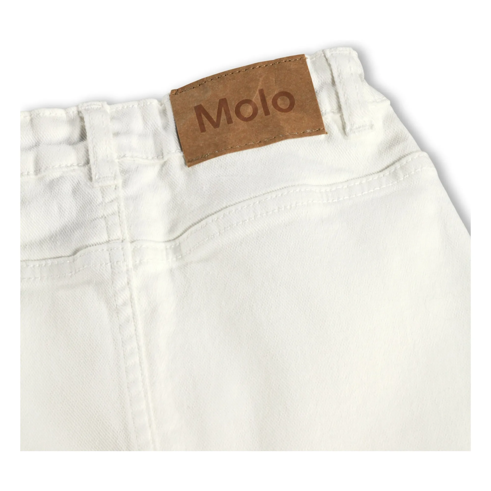 Jupe Denim Bera | Blanc- Image produit n°4