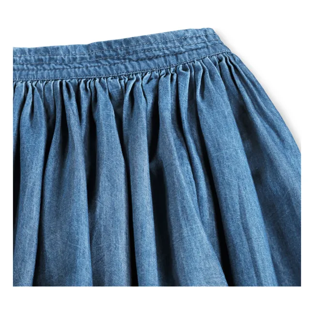 Bernie Arcs-en-ciel skirt Organic cotton | Blue