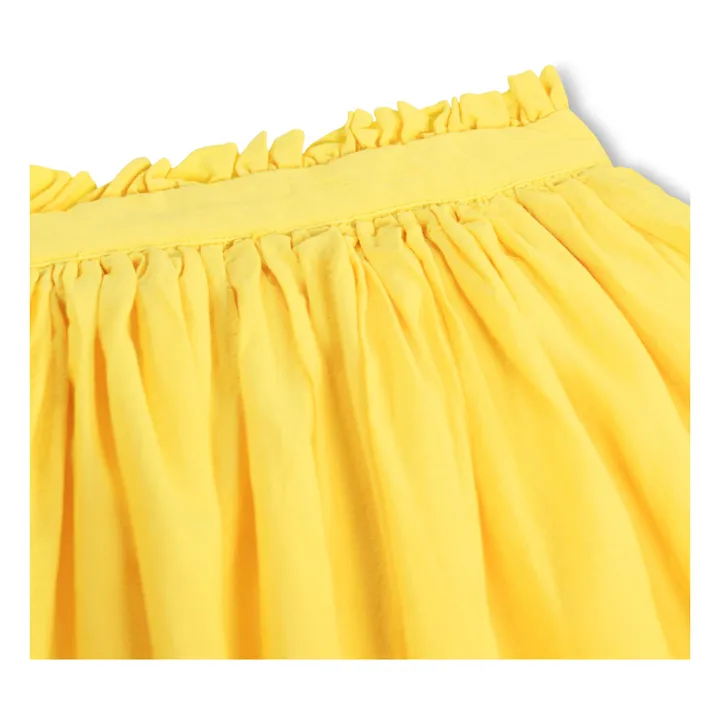 Falda Blanca Algodón orgánico | Amarillo- Imagen del producto n°1