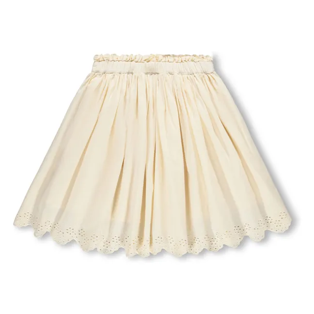 Jupe Blanca Coton Bio | Ivoire
