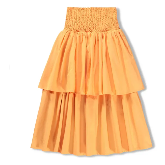 Falda de volantes Brenna | Naranja