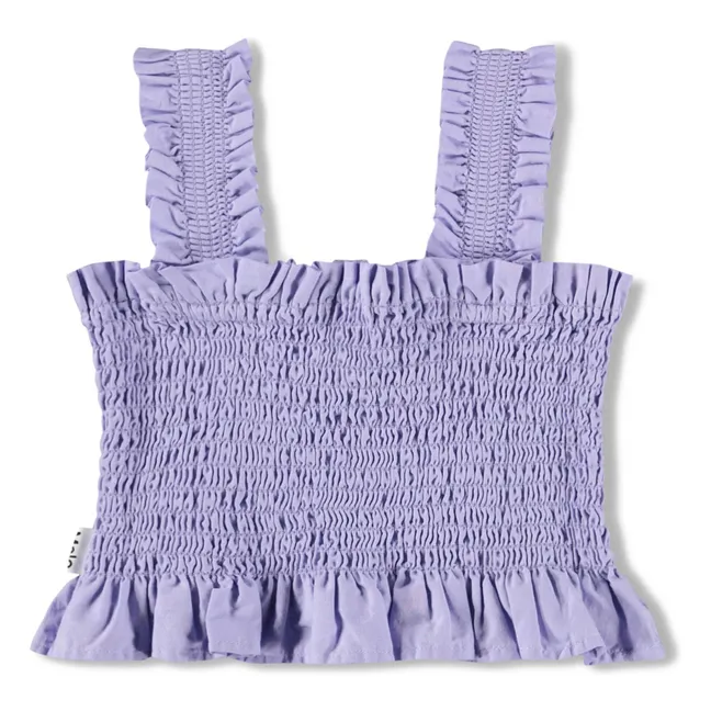 Top Volants Rolfia | 	Lilas