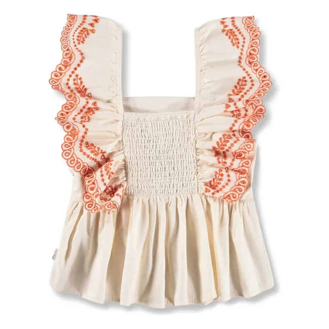 Top Volants Rosamond Conton Bio | Ivoire