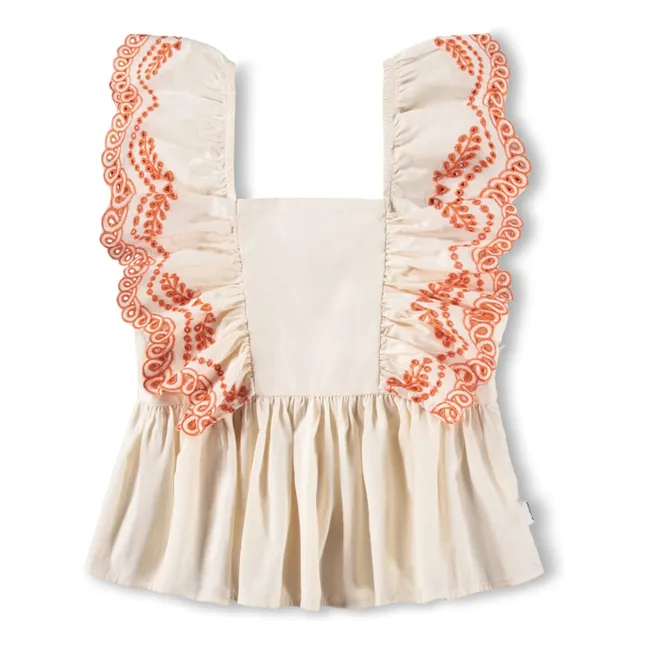 Top Volants Rosamond Conton Bio | Ivoire