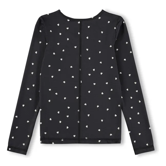 Rasha T-Shirt Herzen | Schwarz