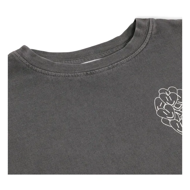 Runi Love organic cotton T-shirt | Dark grey