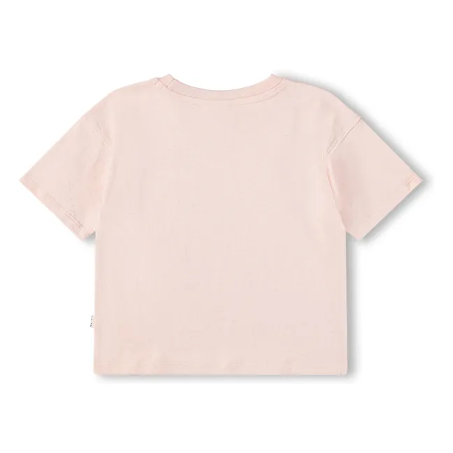 T-shirt Reinette Cœur Coton Bio | Rose pâle