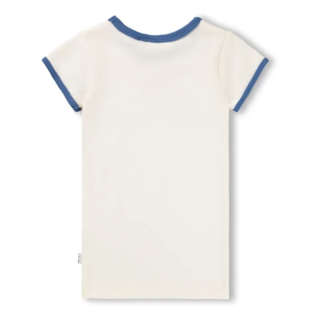 Rhiannon Love organic cotton T-shirt | Ecru