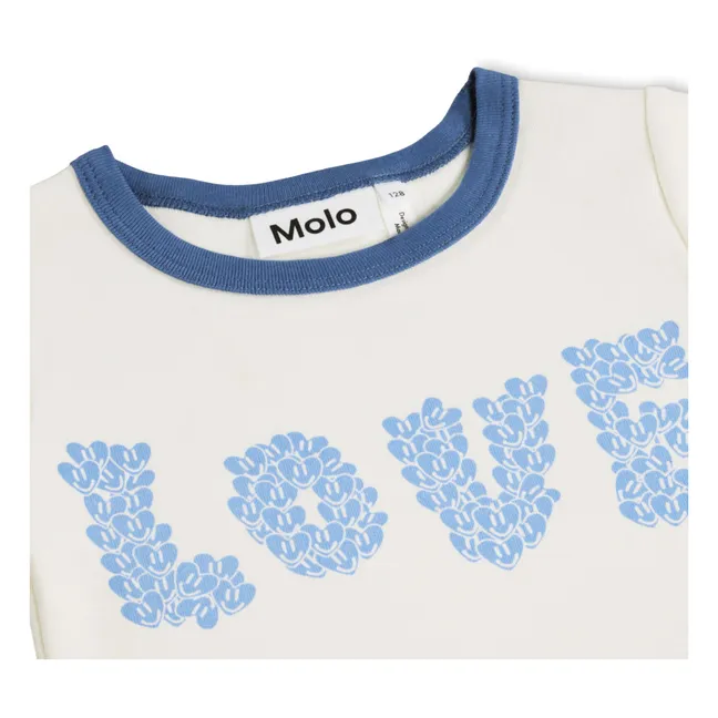 T-shirt Rhiannon Love Coton Bio | Ecru