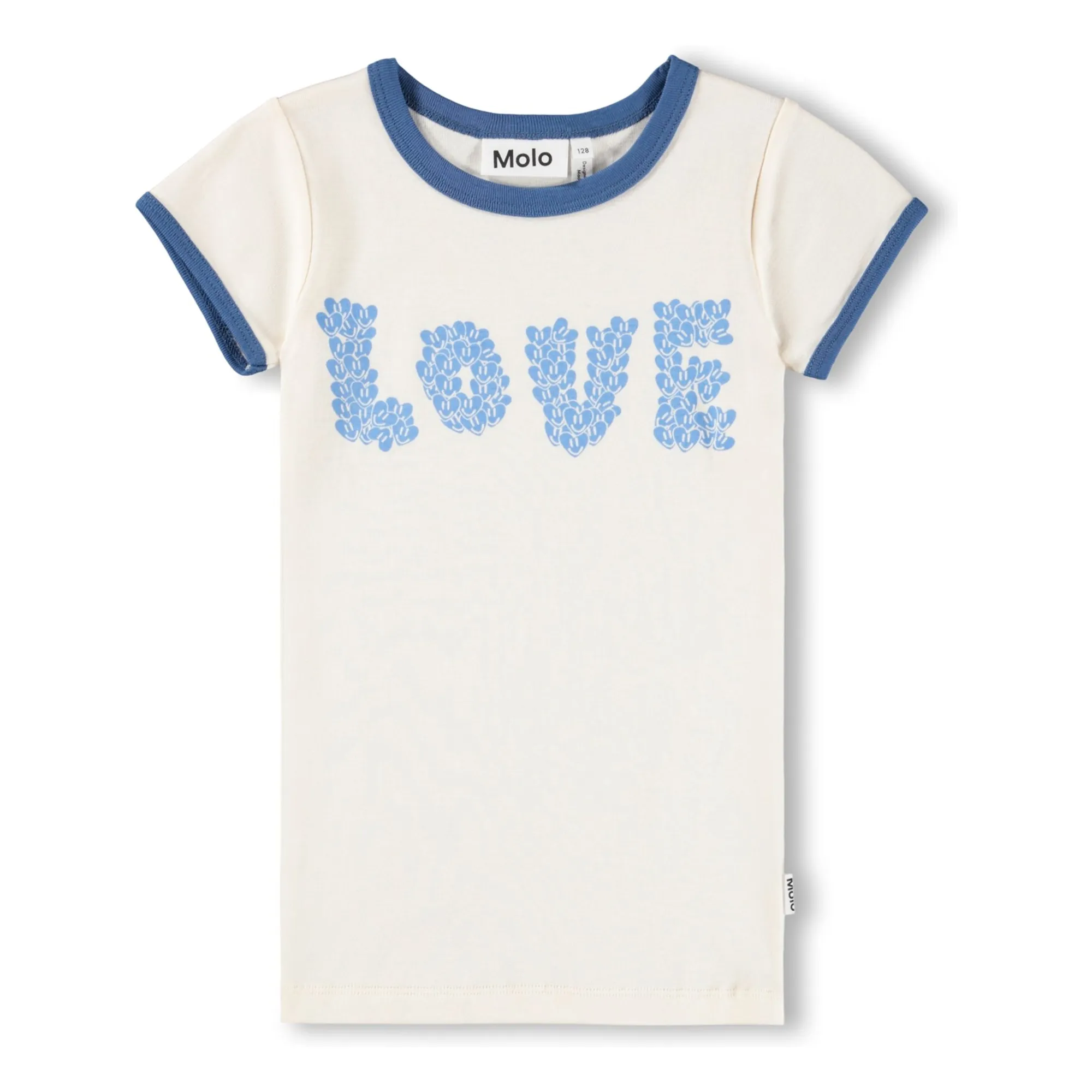 Molo Ecru Rhiannon Love Organic Cotton T-Shirt