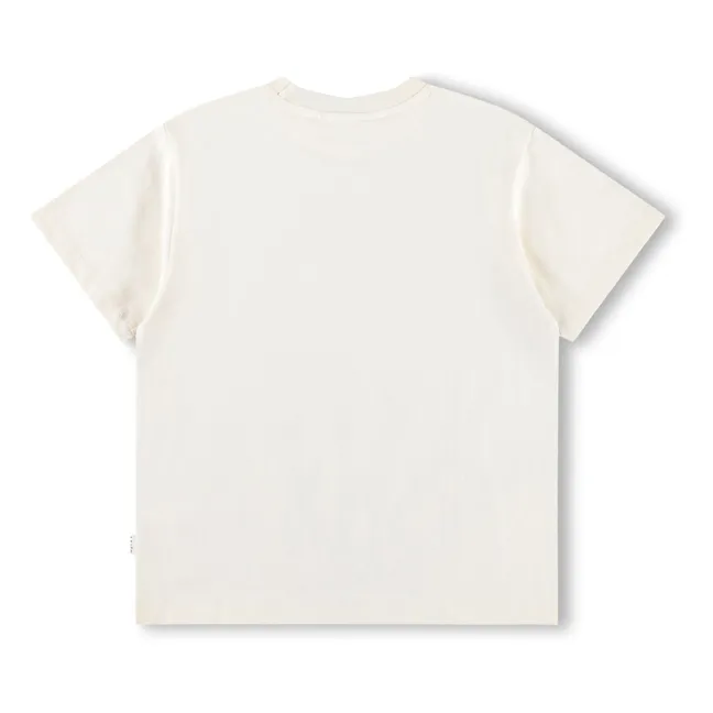 T-shirt Rodnez Fleurs Coton Bio | Ecru