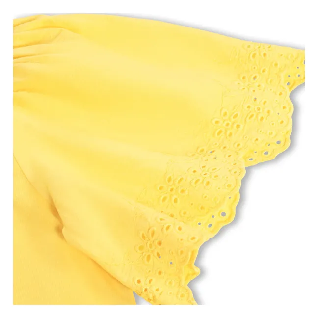 Camiseta de algodón ecológico Ritza | Amarillo