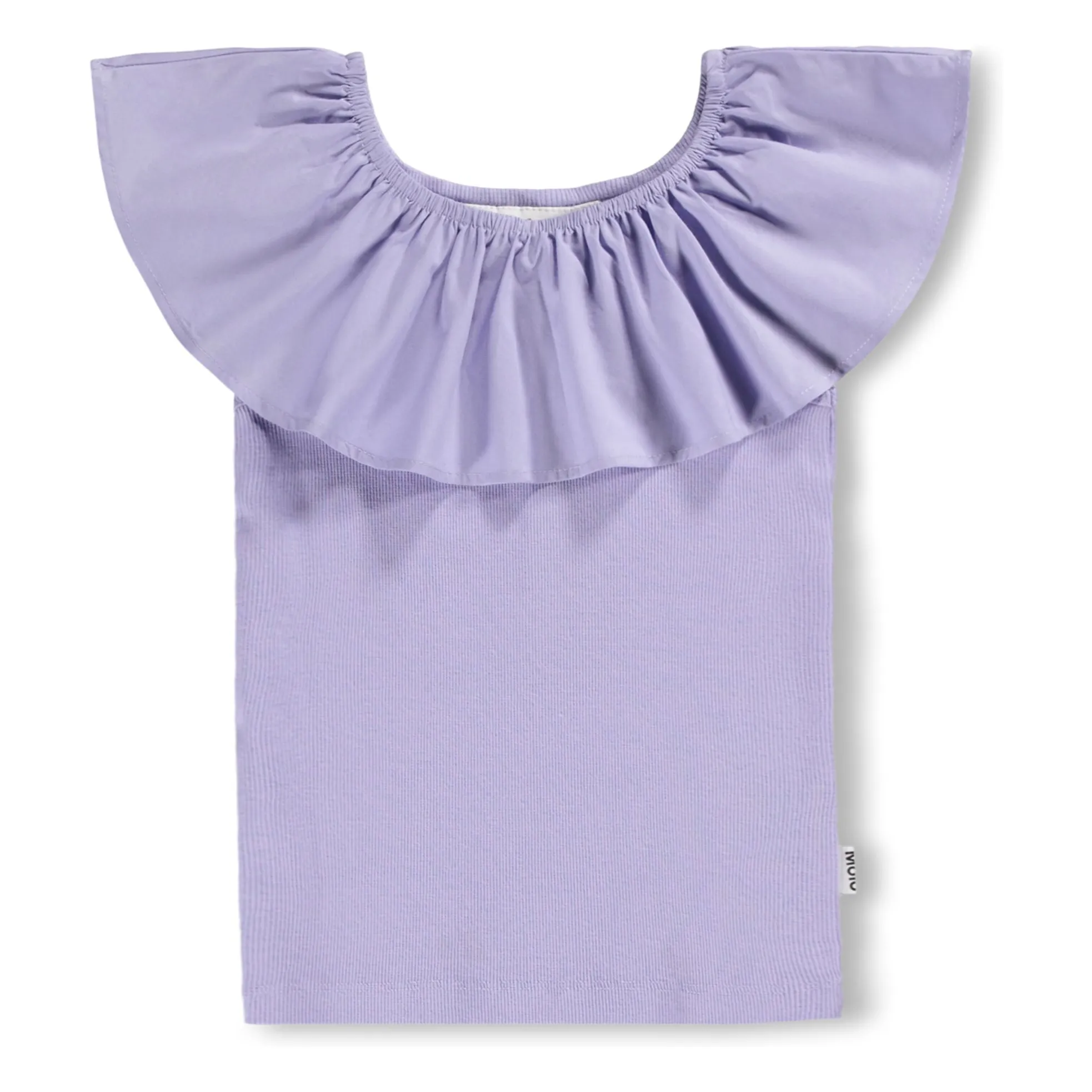 Molo Lilac Reca Organic Cotton Ruffle Top