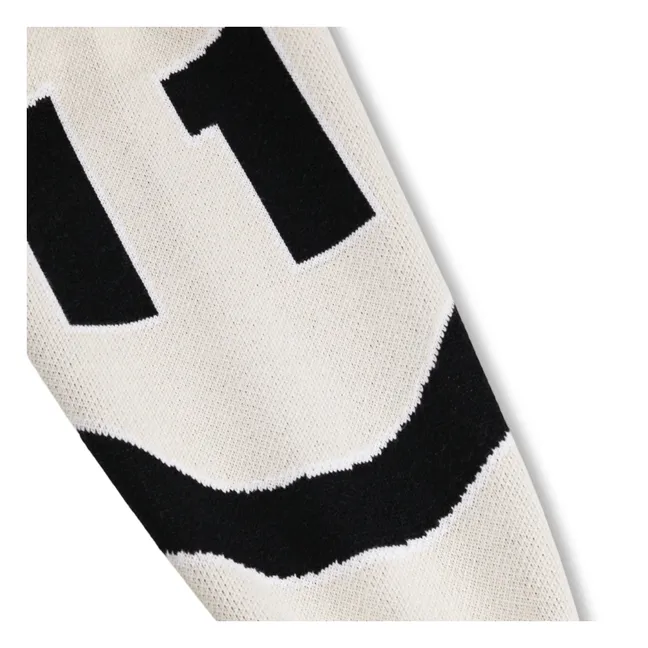 Burt Basketball Organic Cotton Cardigan | Black