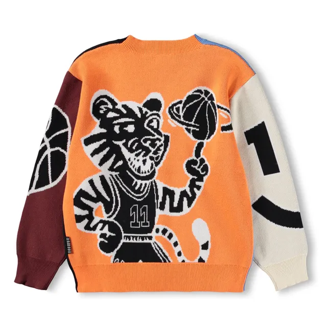 Cardigan Burt Basketball Coton Bio | Noir