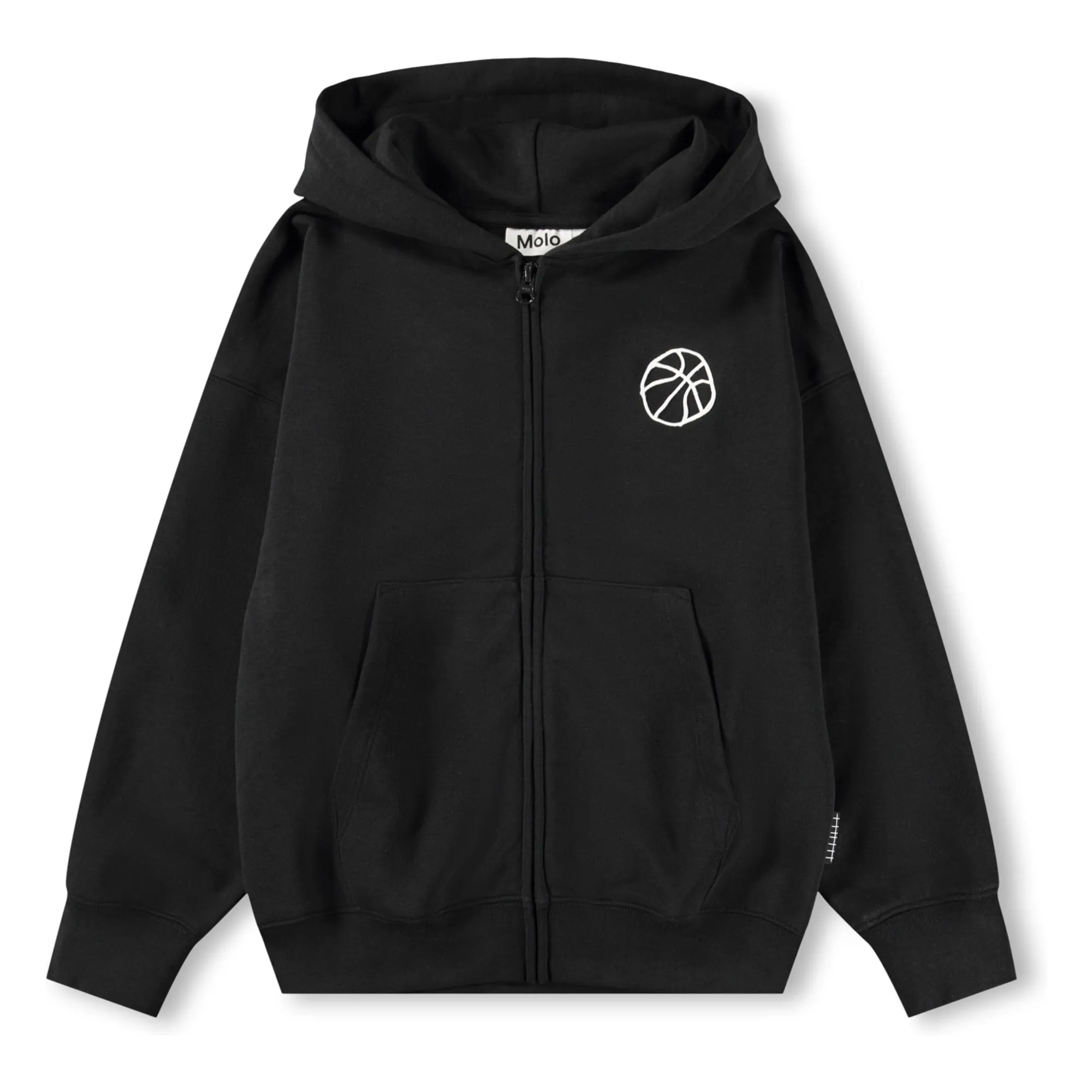 Molo Black Marley Basketball Zip Sweat