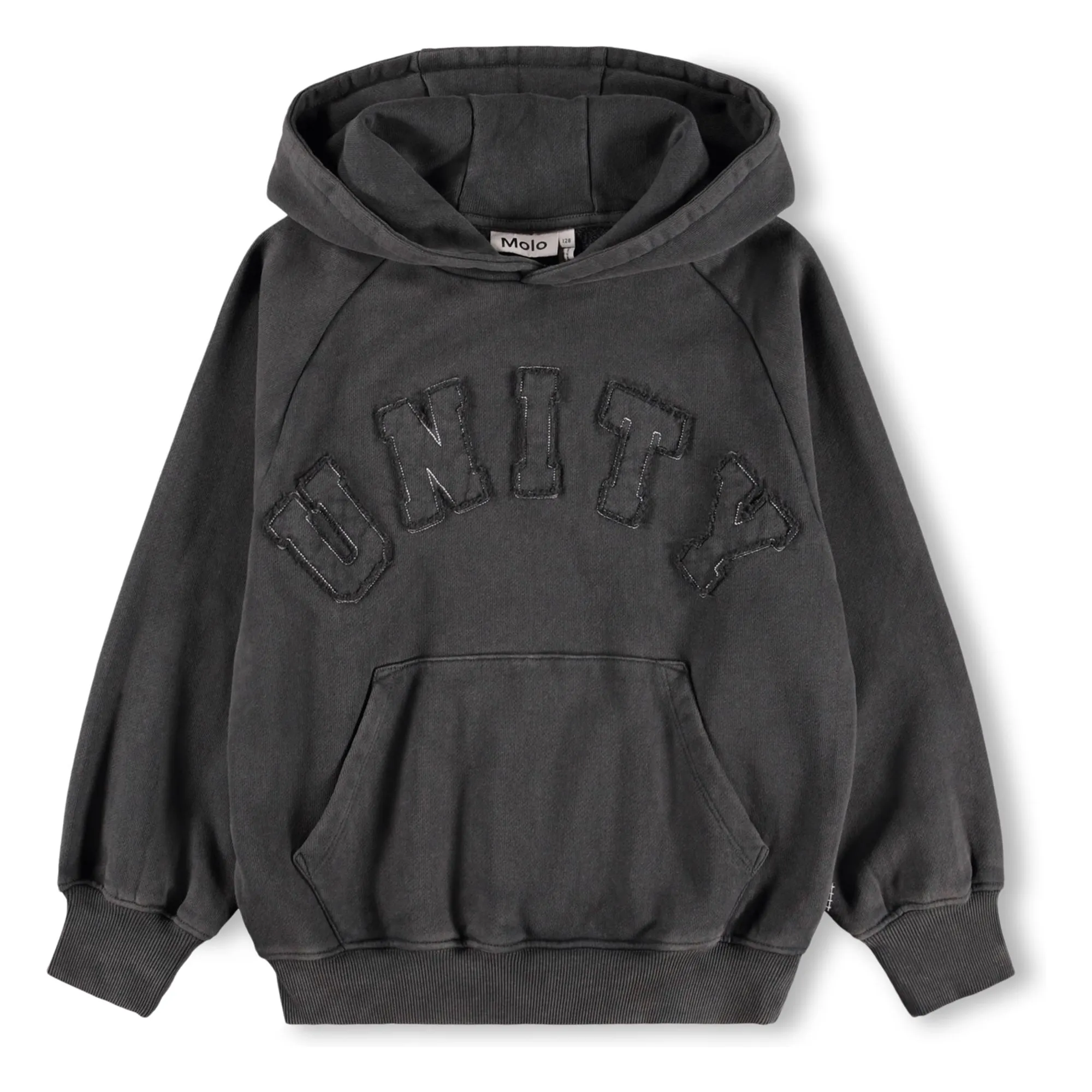 Molo Dark Grey Mic Unity Organic Cotton Sweatshirt