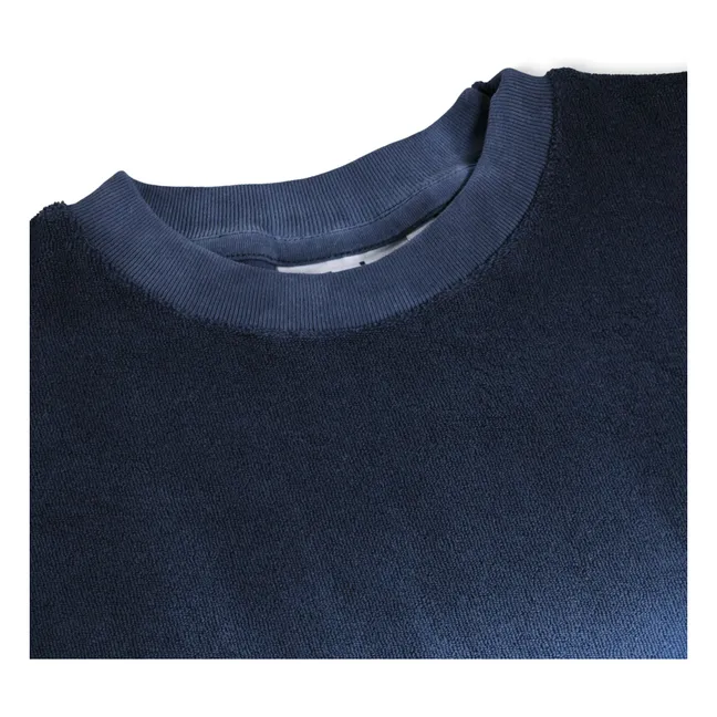 Mattis organic cotton gradient sweatshirt | Blue