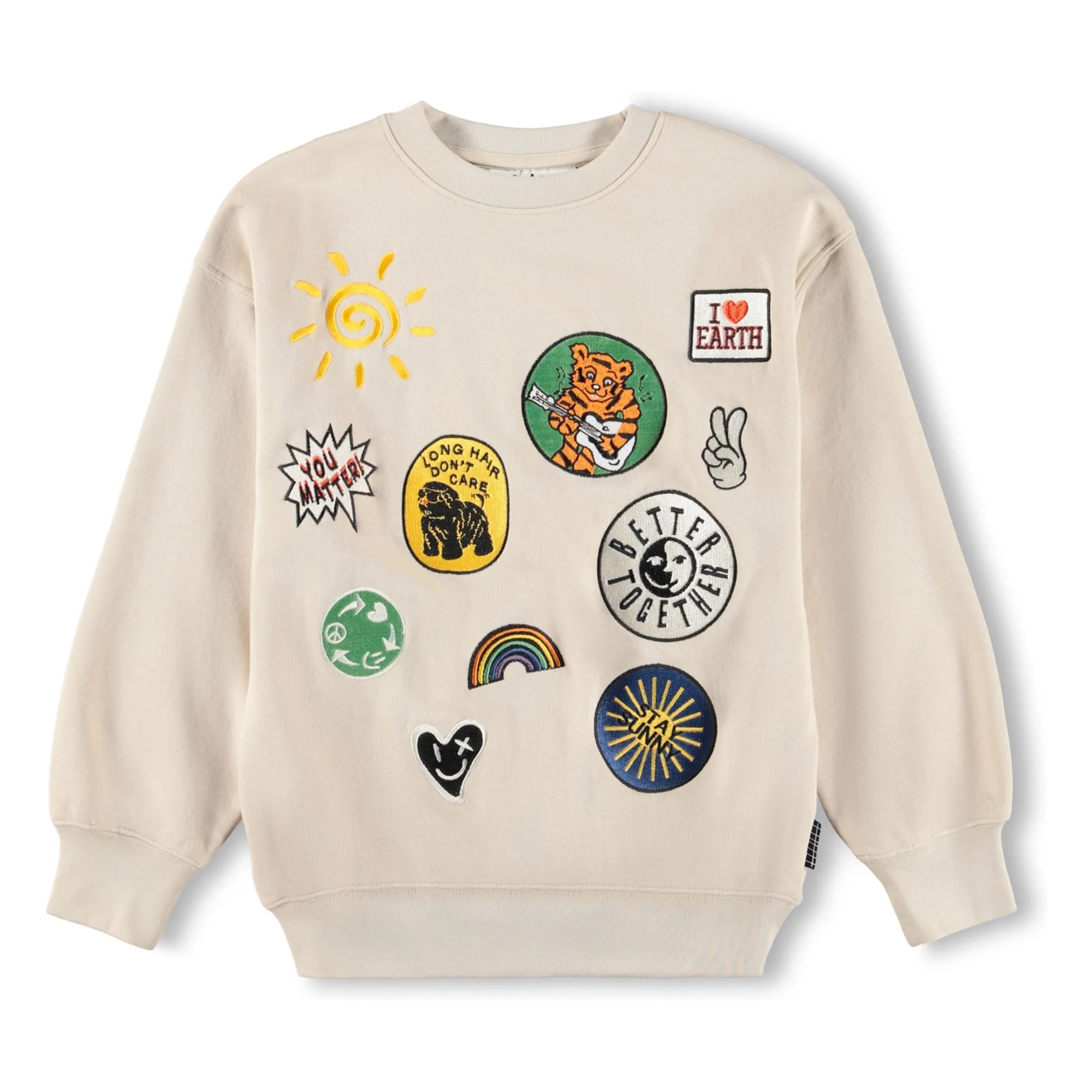 Molo Ecru Sweat Mar Patchs