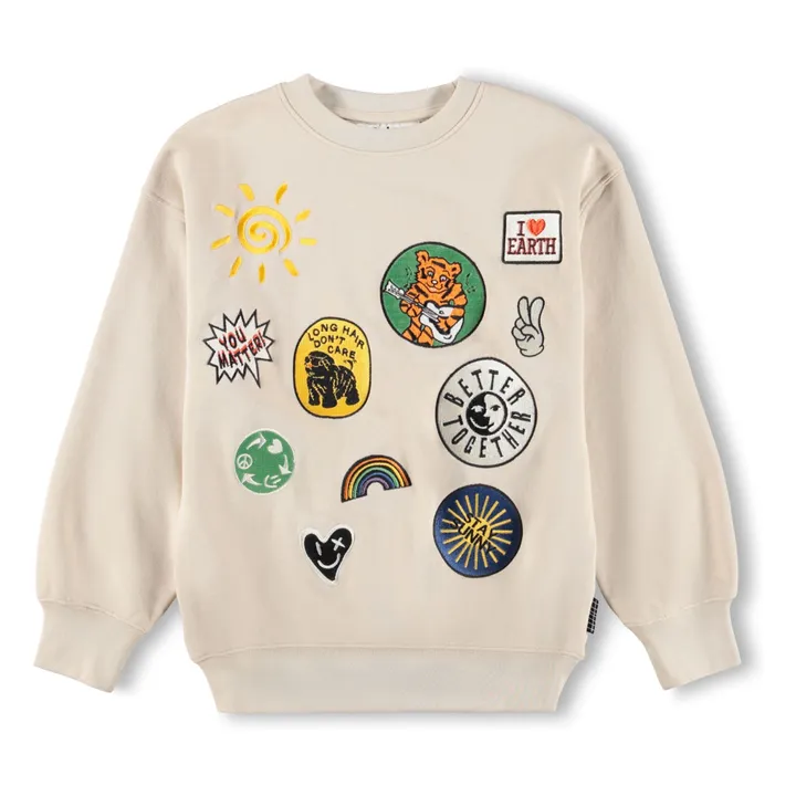 Sweat Mar Patchs | Ecru- Product image n°0