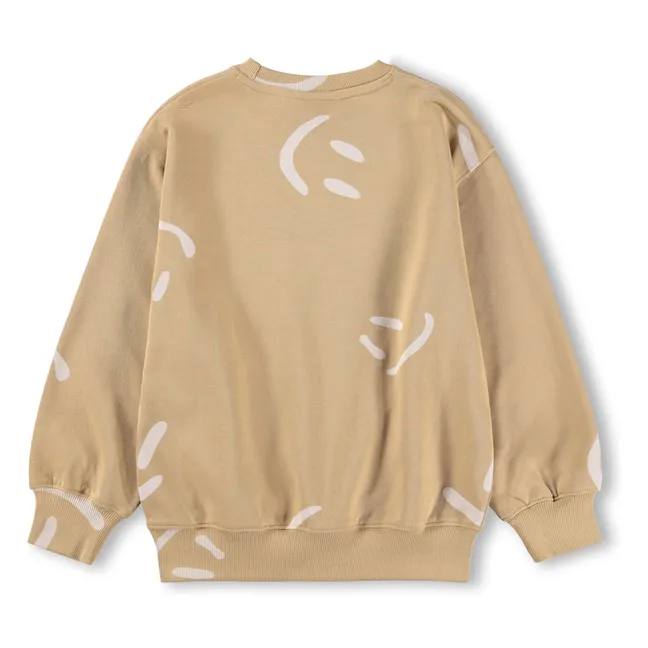 Sweat Monti Smiles Coton Bio | Beige