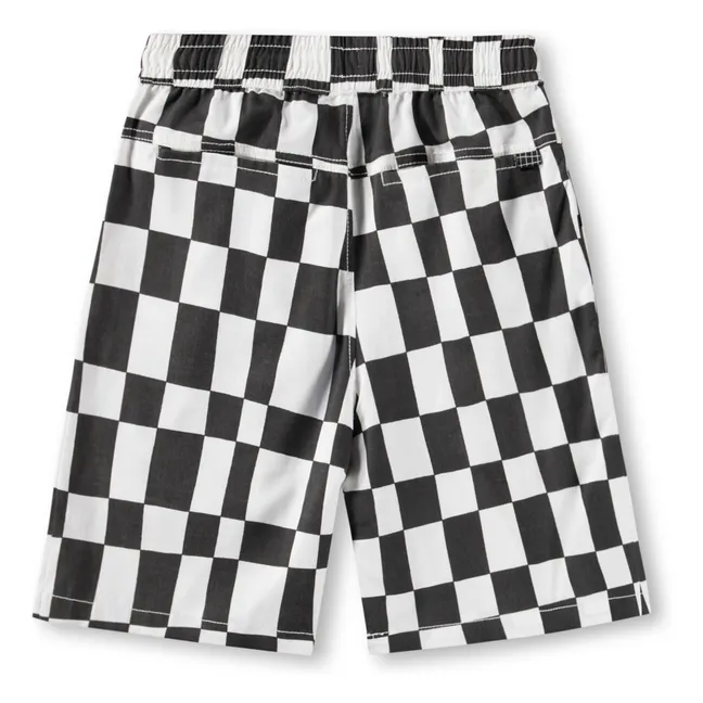 Short Arrow Damier Coton Bio | Noir