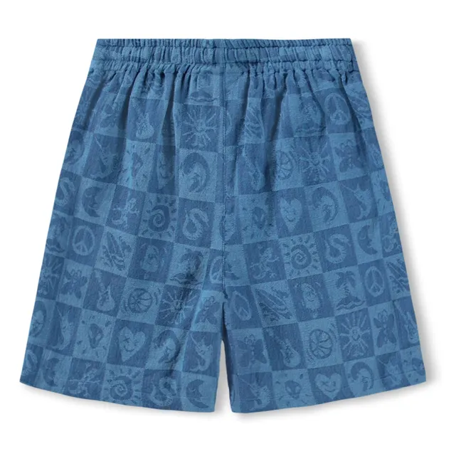 Arto Damier Short  | Blue