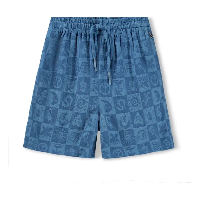 Arto Damier Short  | Blue