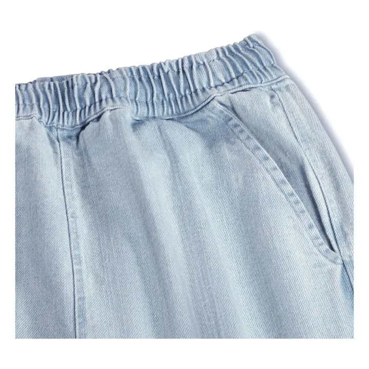 Avart Pantalones cortos vaqueros de algodón ecológico | Vaquero- Imagen del producto n°4