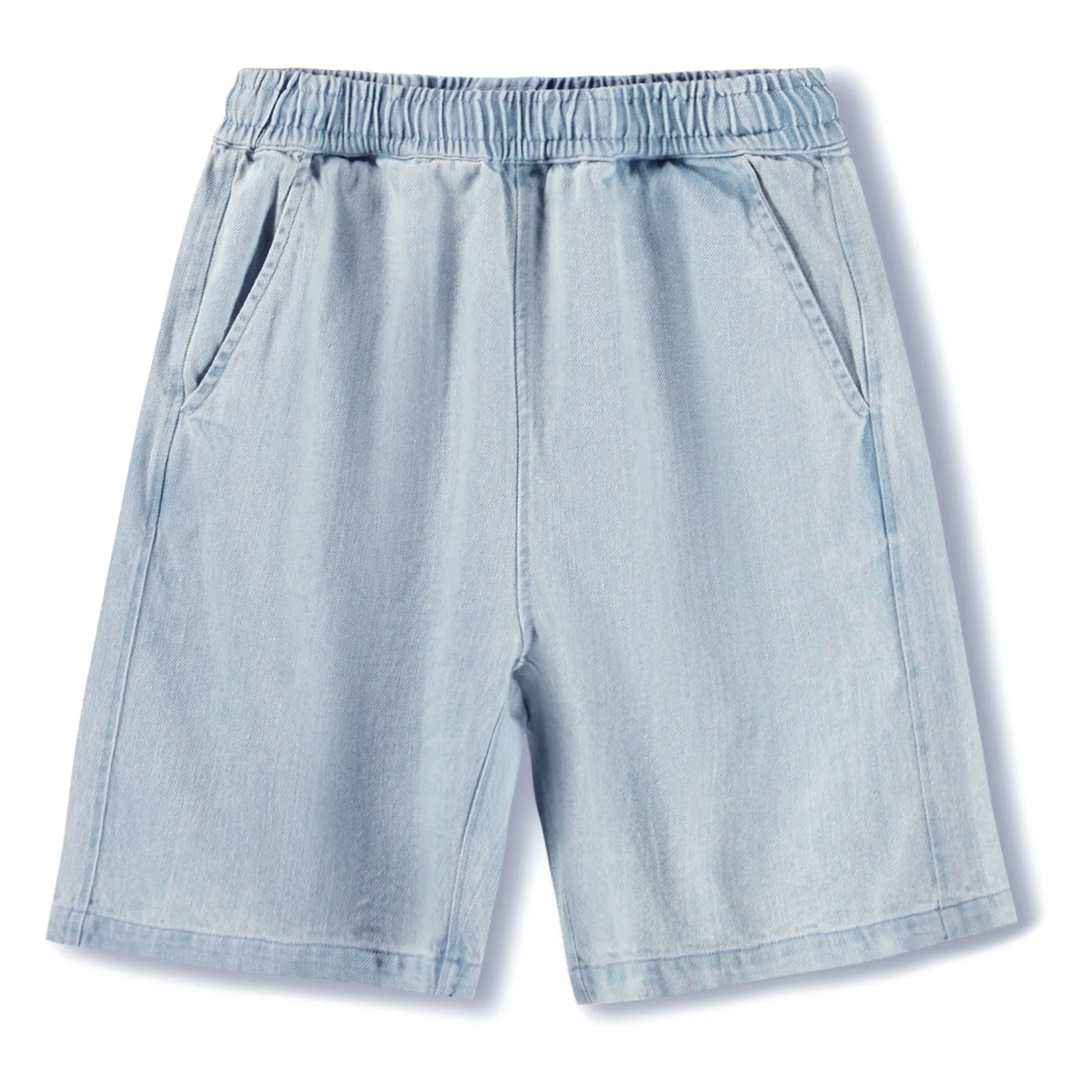 Molo Denim Blue Avart Organic Cotton Denim Shorts