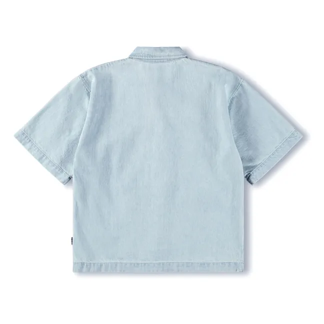 Denim Richie organic cotton shirt | Denim blue