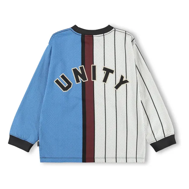 Rube n°11 Striped Organic Cotton T-shirt | Blue