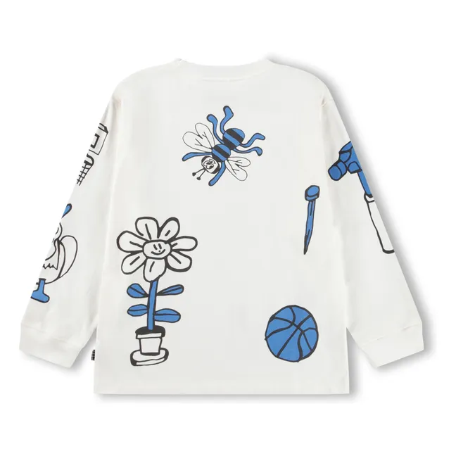 Rube T-shirt Drawings Organic cotton | White