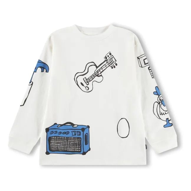 T-shirt Rube Dessins Coton Bio | Blanc